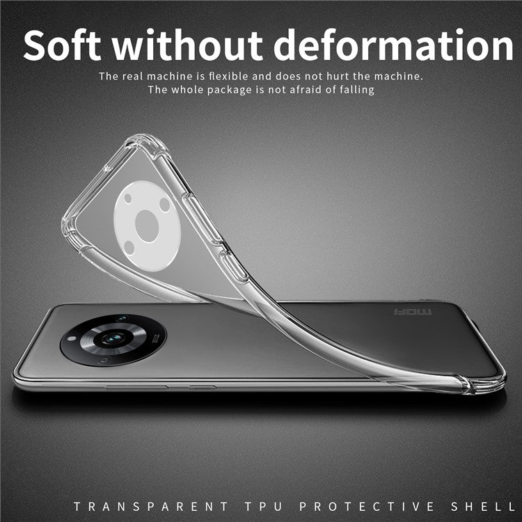 MOFI For Realme 11 Pro 5G / 11 Pro+ 5G Transparent TPU Phone Cover Soft Smartphone Case