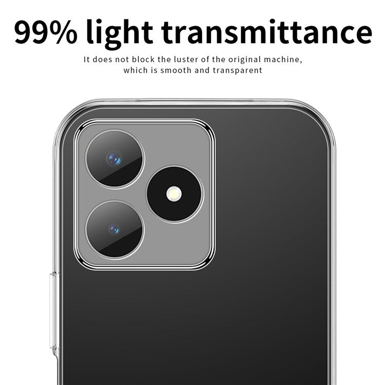 MOFI For Realme C53 (Global) / C53 (India) / C51 / Narzo N53 4G Transparent Phone Case Soft TPU Protective Phone Cover