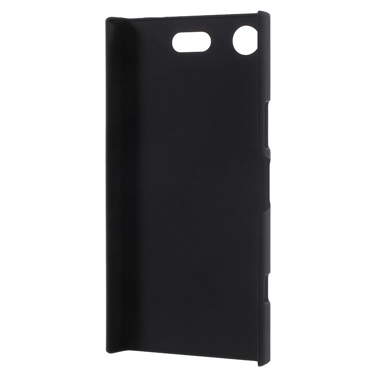 Rubberized PC Hard Shell for Sony Xperia XZ1 Compact - Black