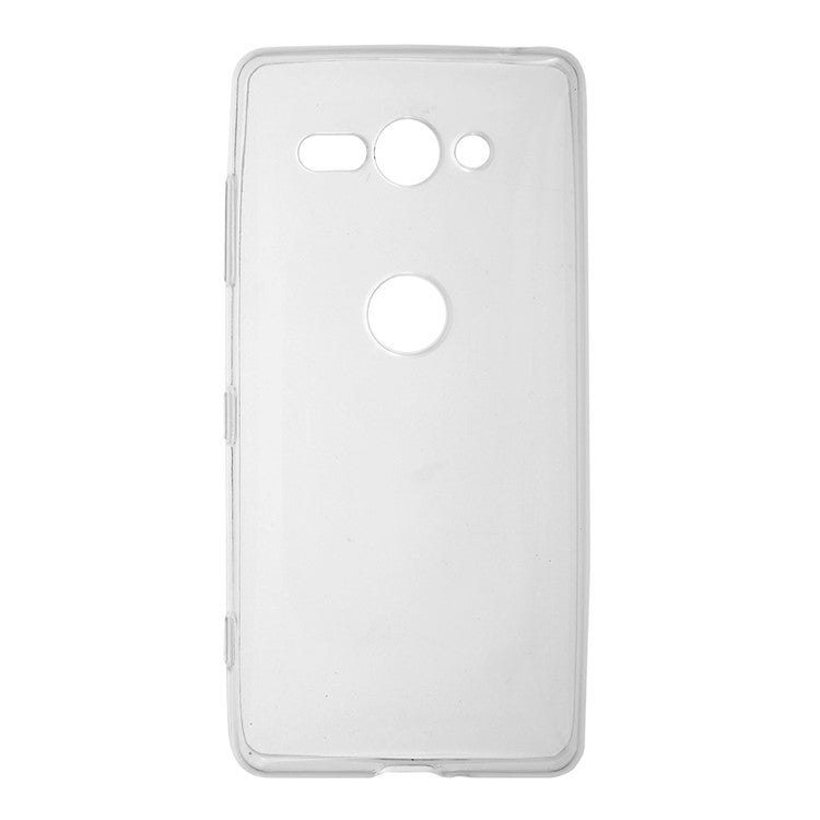 Clear TPU Back Phone Case for Sony Xperia XZ2 Compact - Transparent