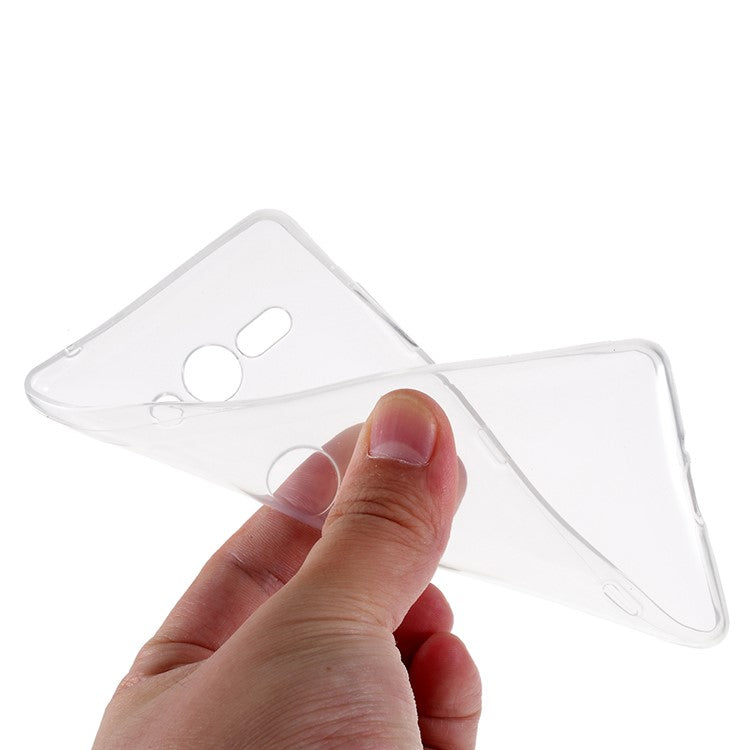 Clear TPU Back Phone Case for Sony Xperia XZ2 Compact - Transparent