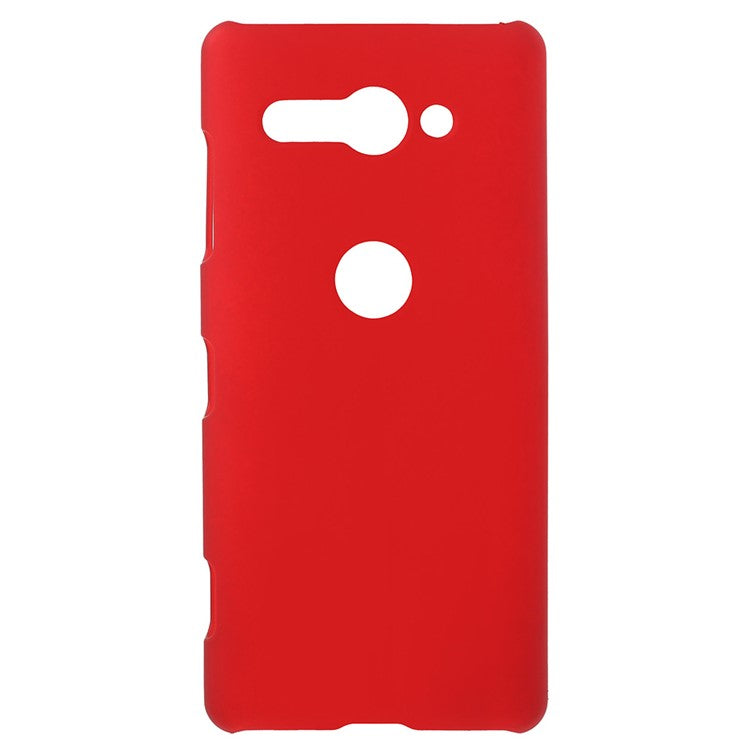 Rubberized Hard Plastic Phone Case for Sony Xperia XZ2 Compact - Red