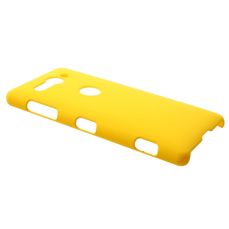 For Sony Xperia XZ2 Compact Rubberized Hard PC Cellphone Cover Shell - Yellow