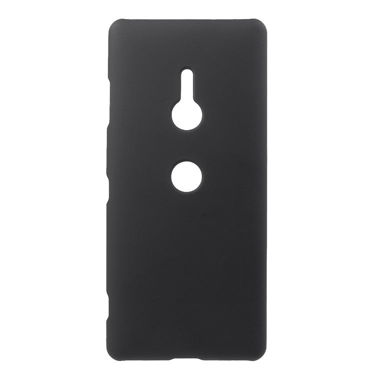Rubberized Hard PC Case for Sony Xperia XZ3 - Black