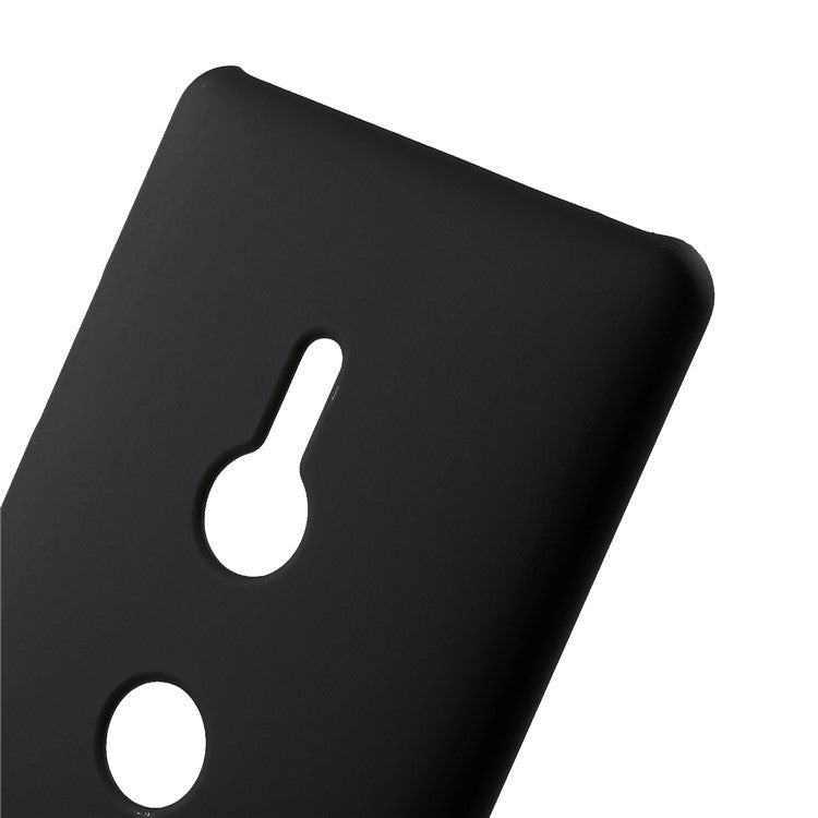 Rubberized Hard PC Case for Sony Xperia XZ3 - Black