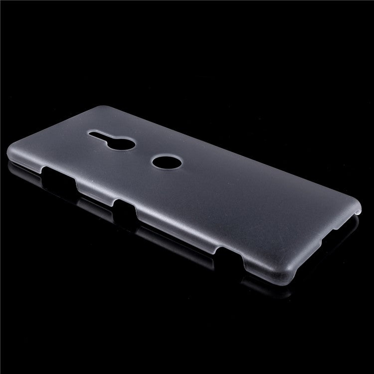 Rubberized Hard Shell Case for Sony Xperia XZ3 - Transparent