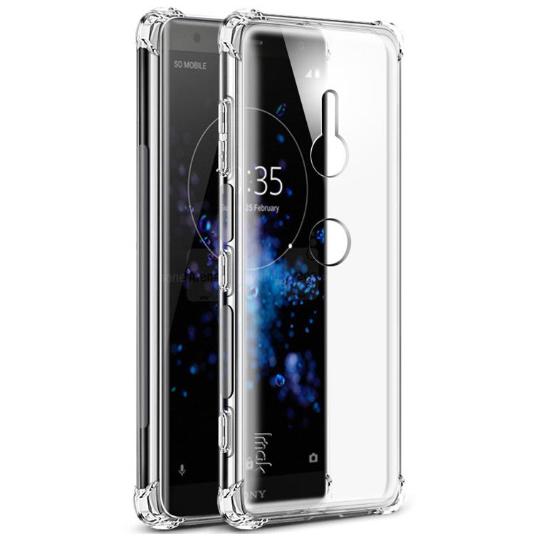 IMAK Skin Feel Anti-drop TPU Shell Case for Sony Xperia XZ3 - Transparent