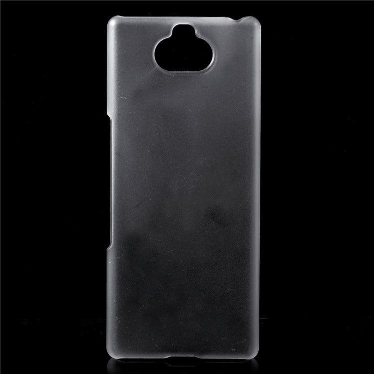 Rubberized Plastic Hard Back Shell for Sony Xperia 10 - Transparent
