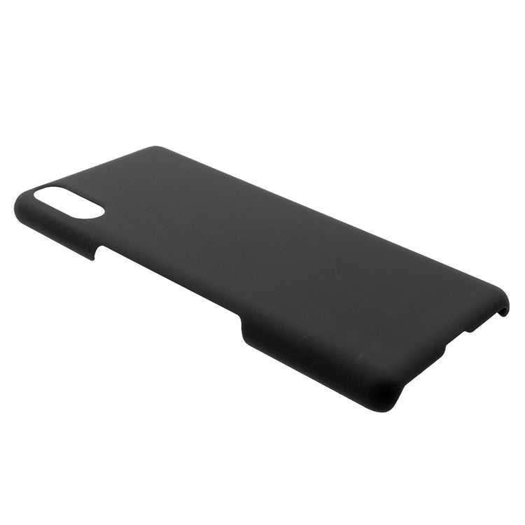 Rubberized PC Hard Cover for Sony Xperia L3 - Black