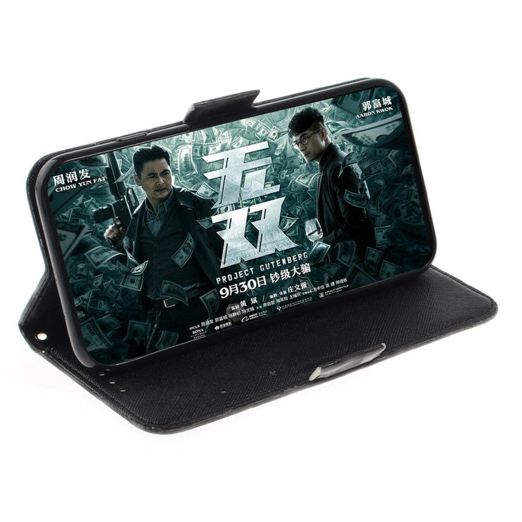 Pattern Printing PU Leather Wallet Cover with Stand for Sony Xperia 10 - Mandala Flower