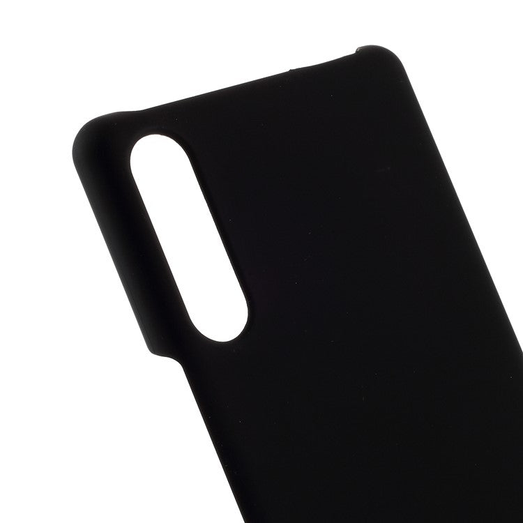 Rubberized Hard PC Case for Sony Xperia L4 - Black