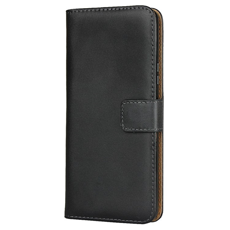 Genuine Leather Phone Shell Cover with Folio Flip Wallet Foldable Stand for Sony Xperia 10 II