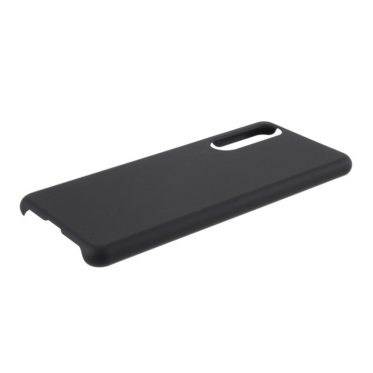 Rubberized Plastic Back Phone Shell for Sony Xperia 5 II - Black