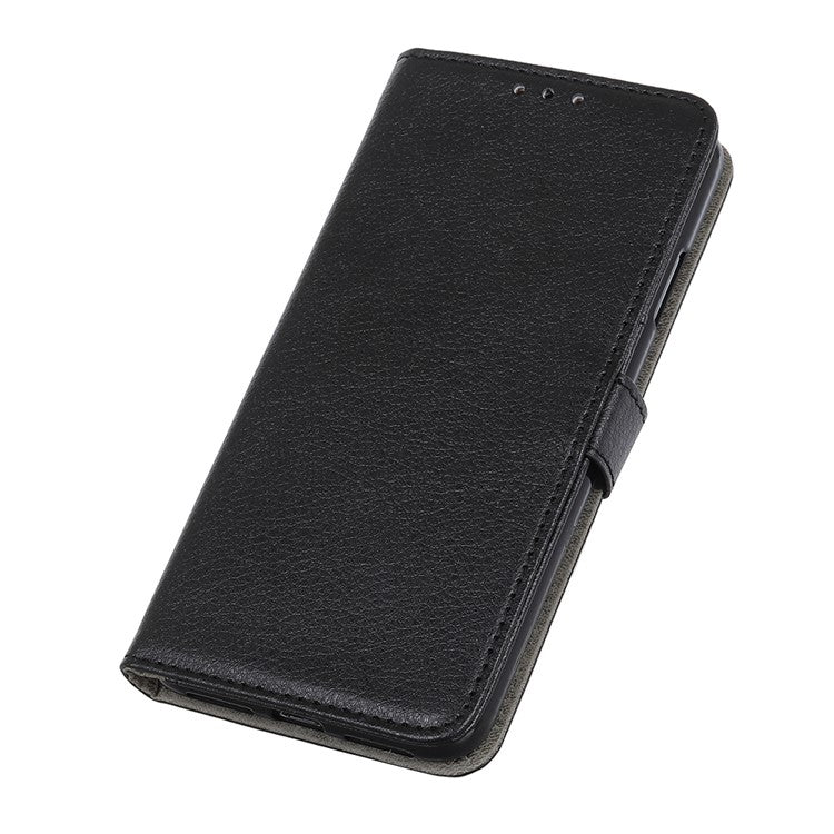 Litchi Texture Leather Mobile Phone Shell for Sony Xperia 5 II - Black