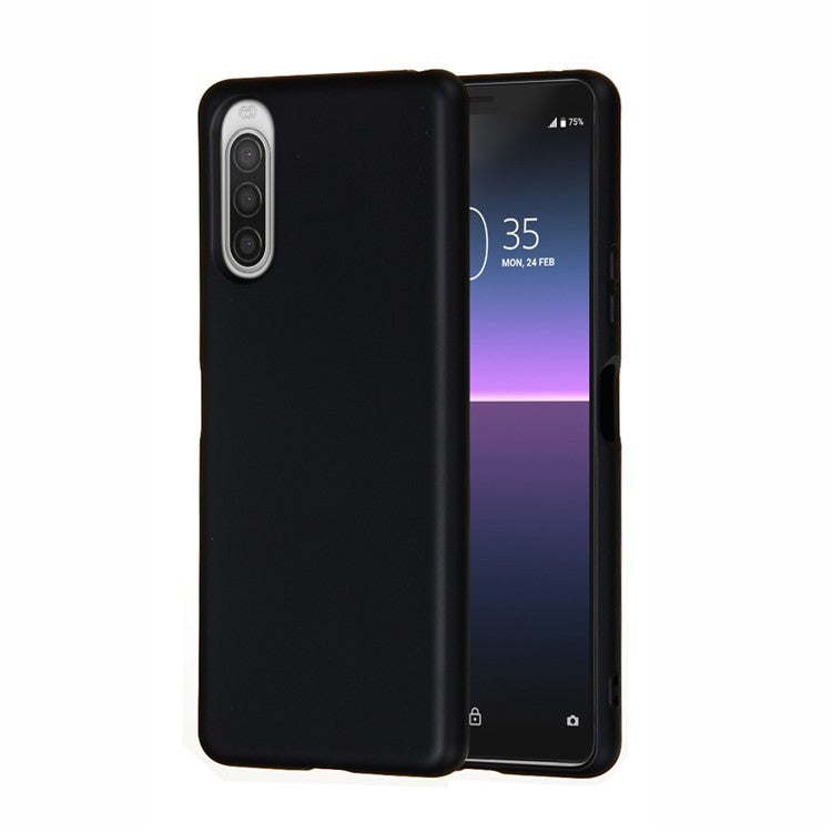 Liquid Silicone Phone Case for Sony Xperia 10 II - Black
