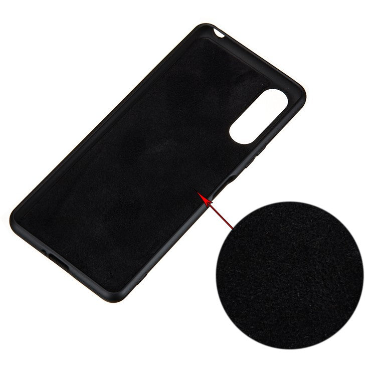 Liquid Silicone Phone Case for Sony Xperia 10 II - Black
