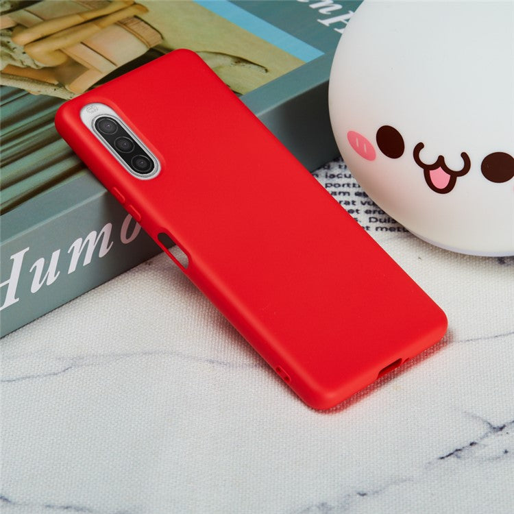 Liquid Silicone Phone Case for Sony Xperia 10 II - Red