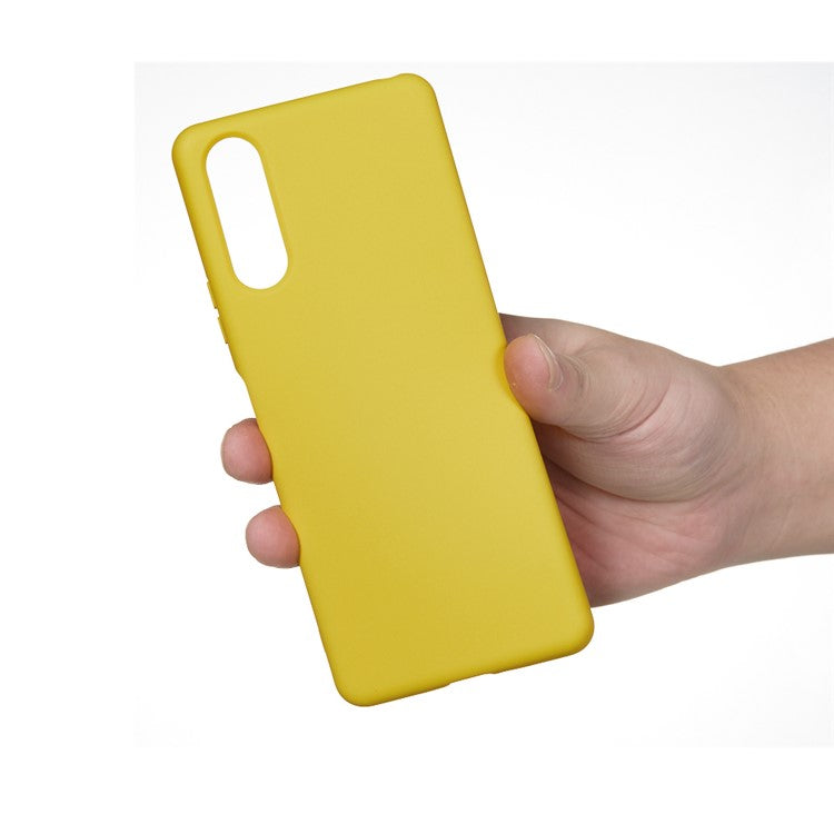 Liquid Silicone Phone Case for Sony Xperia 10 II - Yellow