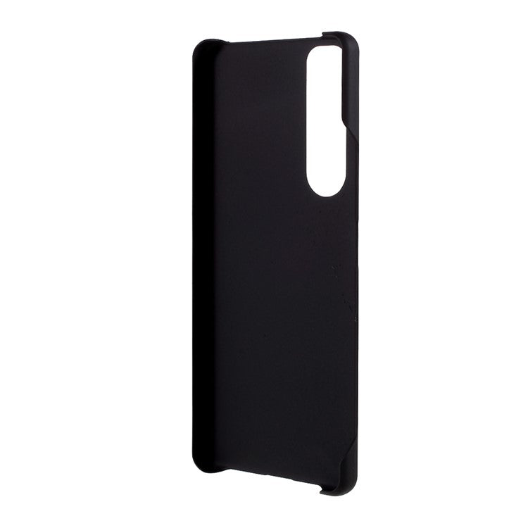Rubberized Hard PC Cell Phone Case for Sony Xperia 1 III 5G - Black