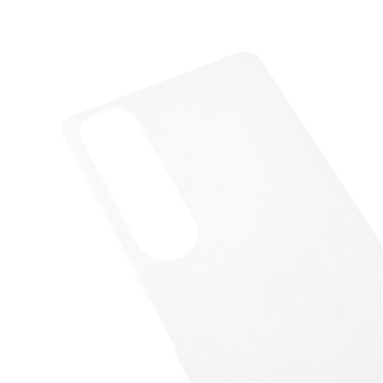 Rubberized Hard PC Cell Phone Case for Sony Xperia 1 III 5G - White