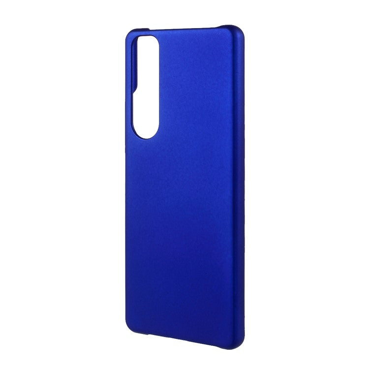 Rubberized Hard PC Cell Phone Case for Sony Xperia 1 III 5G - Dark Blue