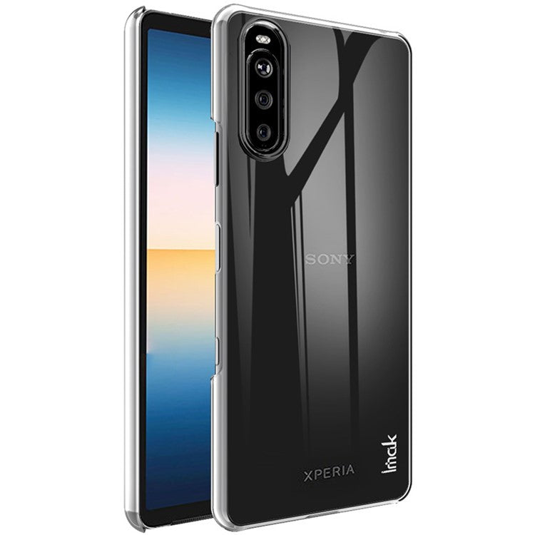 IMAK Clear Wear-resistant Hard Cell Phone Case for Sony Xperia 10 III 5G