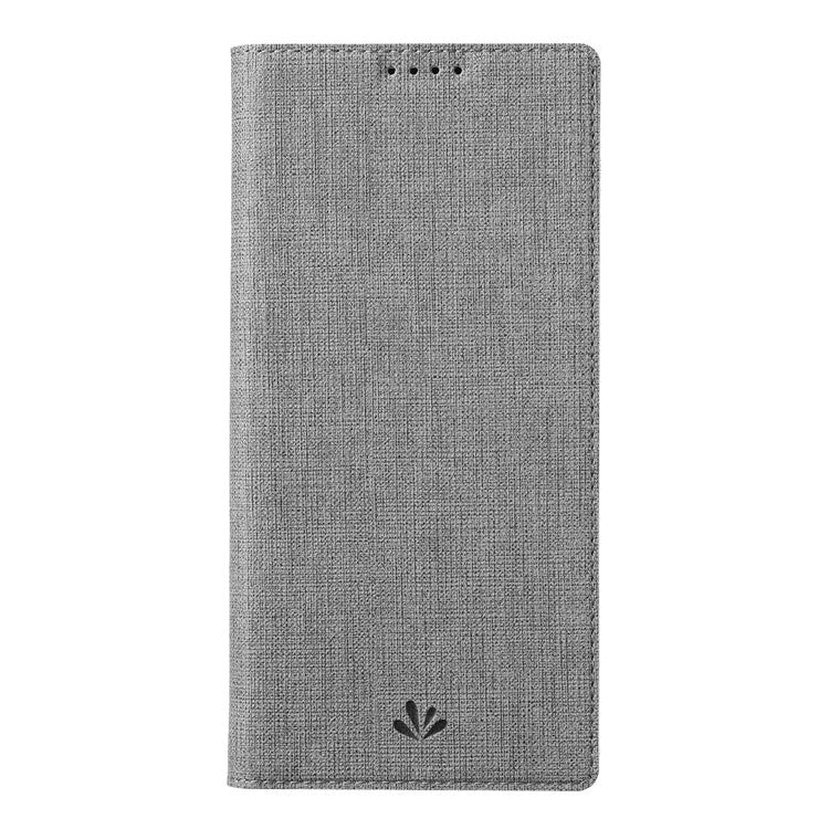 VILI DMX Series Full Coverage Protection Leather Stand Case with Card Holder for Sony Xperia 10 III 5G - Grey