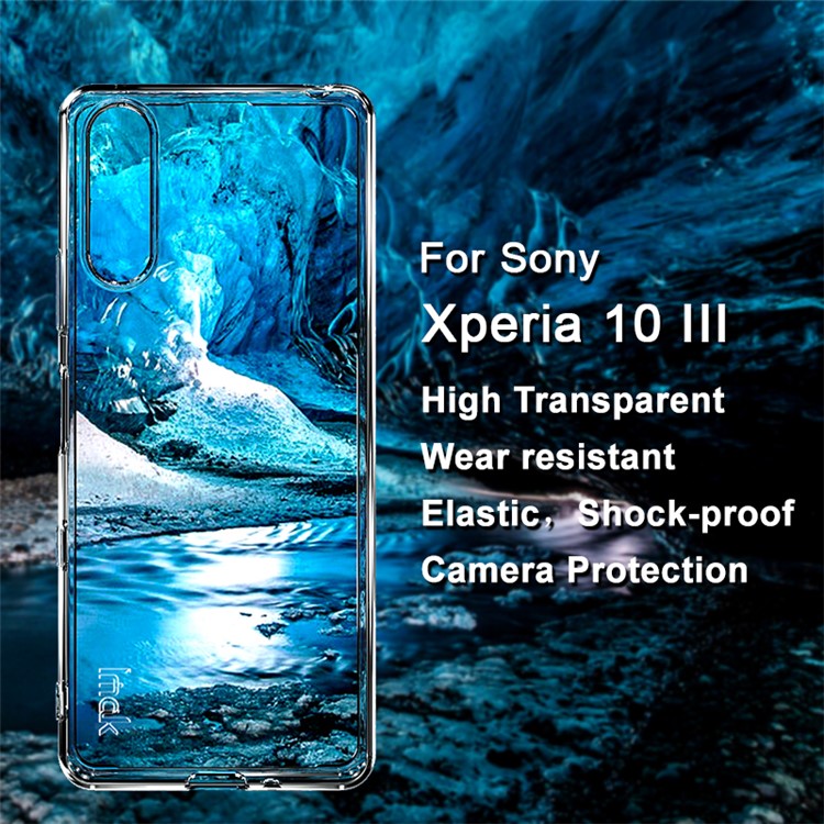 IMAK UX-5 Series Well-Protected Transparent Flexible TPU Case for Sony Xperia 10 III 5G