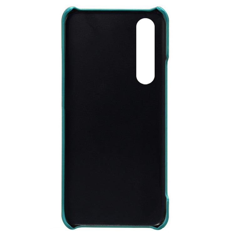 KSQ Well-Protected PU Leather Coated Hard PC Case with Dual-Card Slots Design for Sony Xperia 1 III 5G - Green
