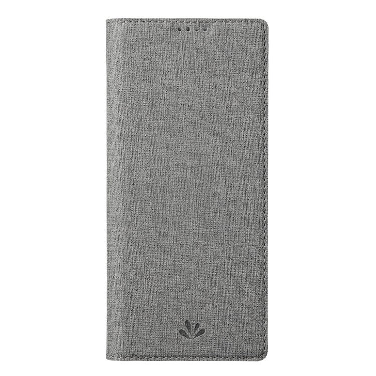 VILI DMX Cross Texture Leather Stand Case for Sony Xperia 1 III 5G - Grey