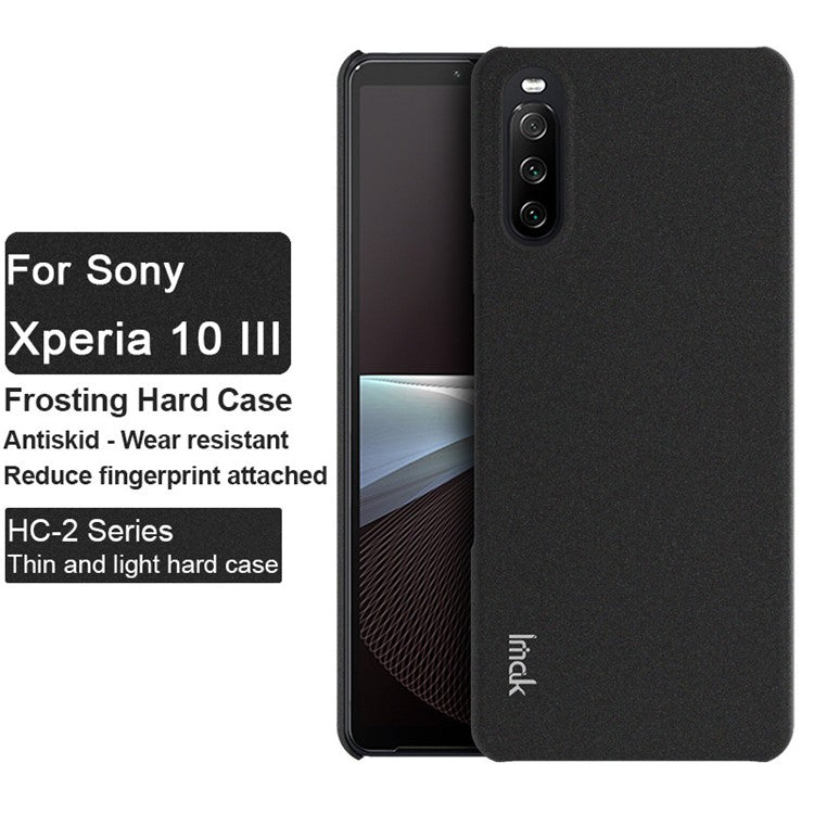 IMAK HC-2 Series Matte Surface Hard PC Phone Cover Shell for Sony Xperia 10 III 5G