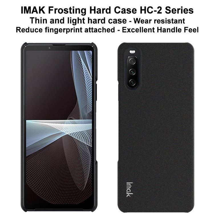 IMAK HC-2 Series Matte Surface Hard PC Phone Cover Shell for Sony Xperia 10 III 5G