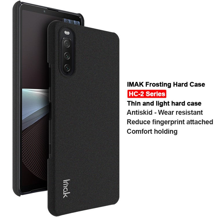 IMAK HC-2 Series Matte Surface Hard PC Phone Cover Shell for Sony Xperia 10 III 5G