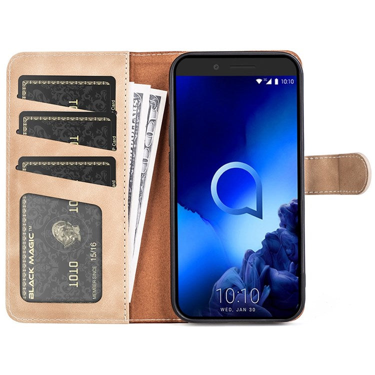 For Sony Xperia 5 II Color Splicing Flip Wallet Phone Case PU Leather Inner TPU Full Body Shockproof Magnetic Closure Stand Cover - Yellow