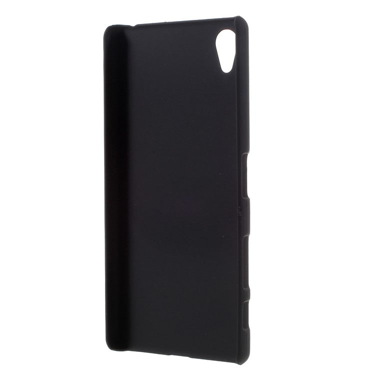 Rubberized Hard PC Case for Sony Xperia X - Black