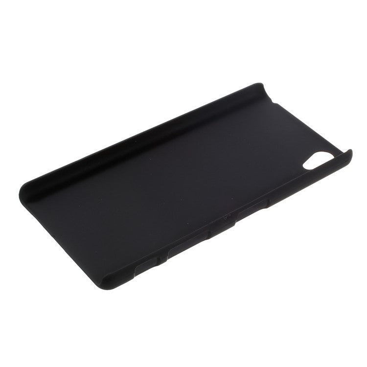 Rubberized Hard PC Case for Sony Xperia X - Black
