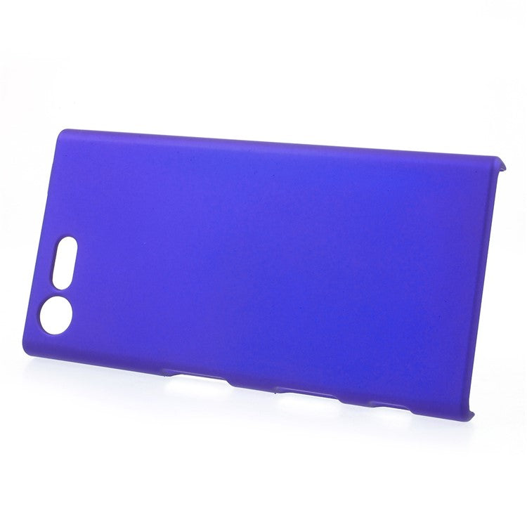 Rubberized Plastic Back Cover Case for Sony Xperia X Compact - Dark Blue