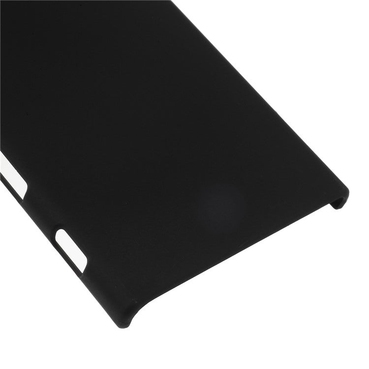 For Sony Xperia XZs / XZ Rubberized Back Plastic Cover - Black