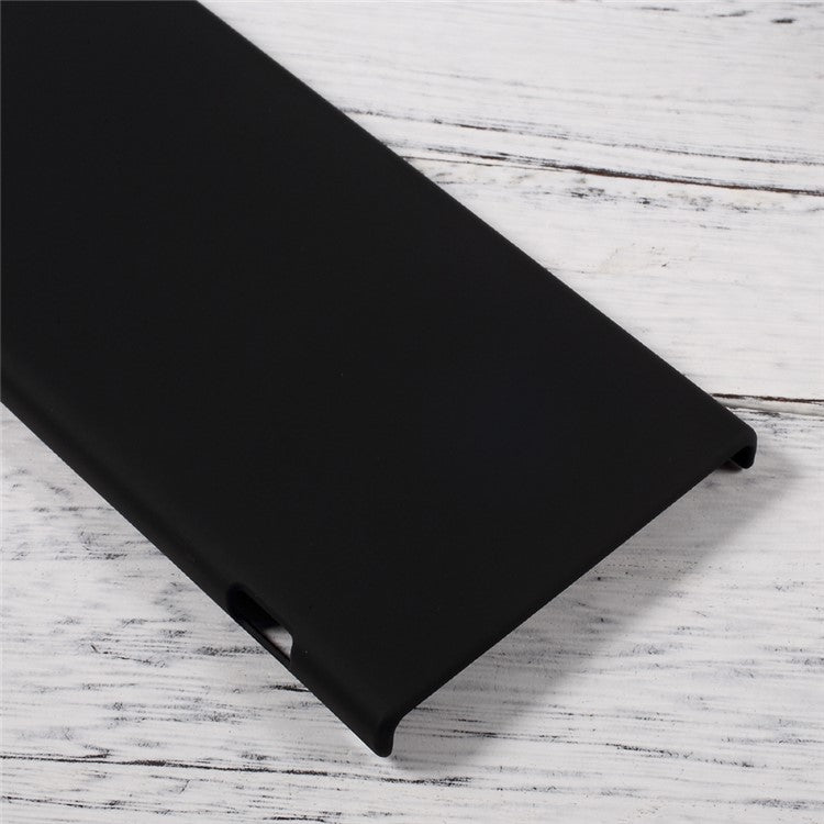 Rubberized Hard Plastic Case for Sony Xperia XA1 - Black