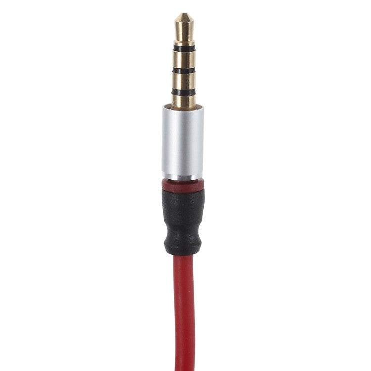 3.5mm Male to Female Extension Audio Cable for iPhone Samsung LG etc - Red