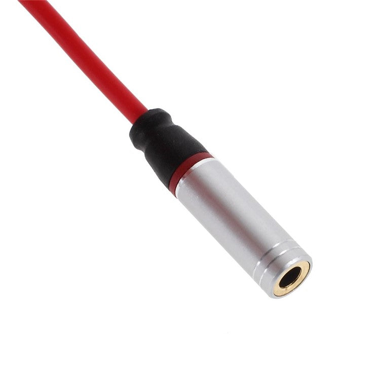 3.5mm Male to Female Extension Audio Cable for iPhone Samsung LG etc - Red