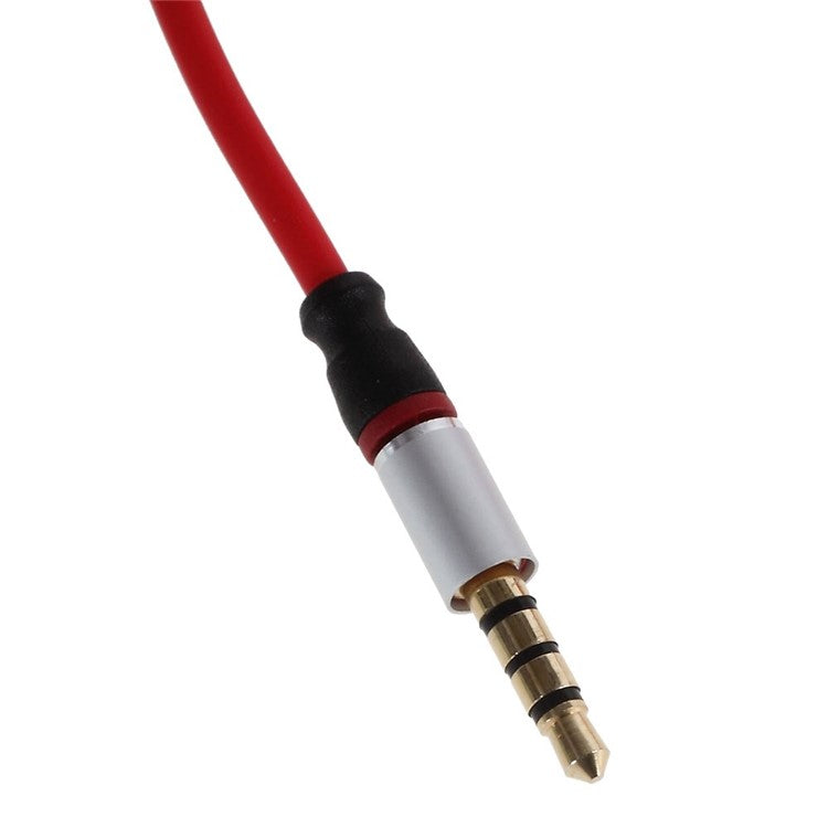 3.5mm Male to Female Extension Audio Cable for iPhone Samsung LG etc - Red