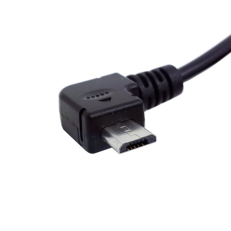 3m Right Angled USB 2.0 Male to Micro USB Port Cable for Tablet PC & Cell Phone