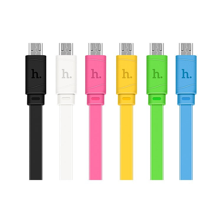 HOCO X5 Bamboo Micro USB Charge Data Sync Cable for Samsung Sony Huawei - White