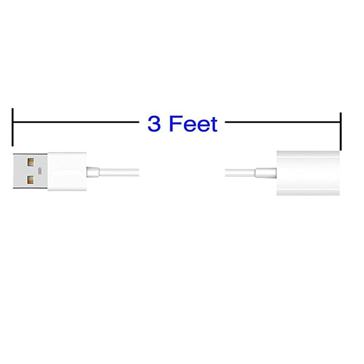 1m/3ft USB to Female 8Pin Adapter Apple Pencil Charging Cable for iPad Pro