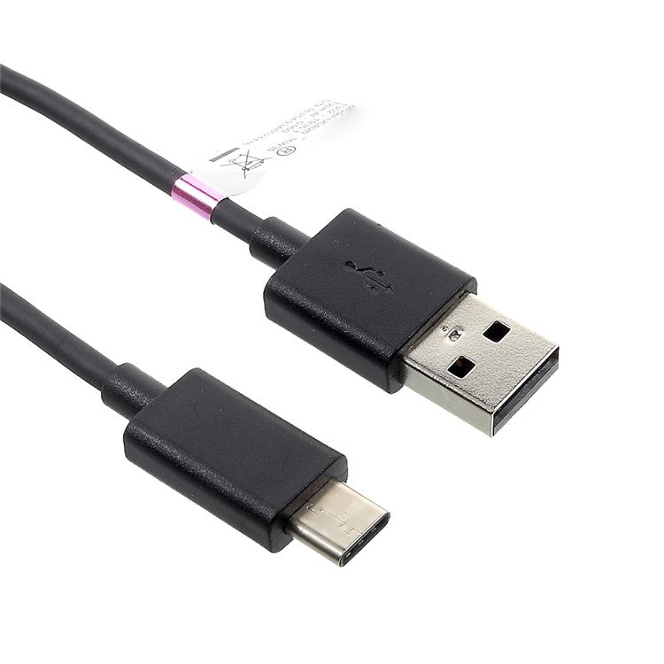 OEM SONY UCB20 USB Type-C Sync Charge Cable for Sony Xperia XZ/X Compact Etc - Black