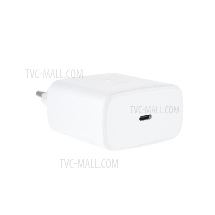 EP-TA845 OEM 45W Type-C Super Fast Wall Charger Adapter for Samsung Galaxy Note 10 Plus/Note 10 Plus 5G/A91 - White/EU Plug