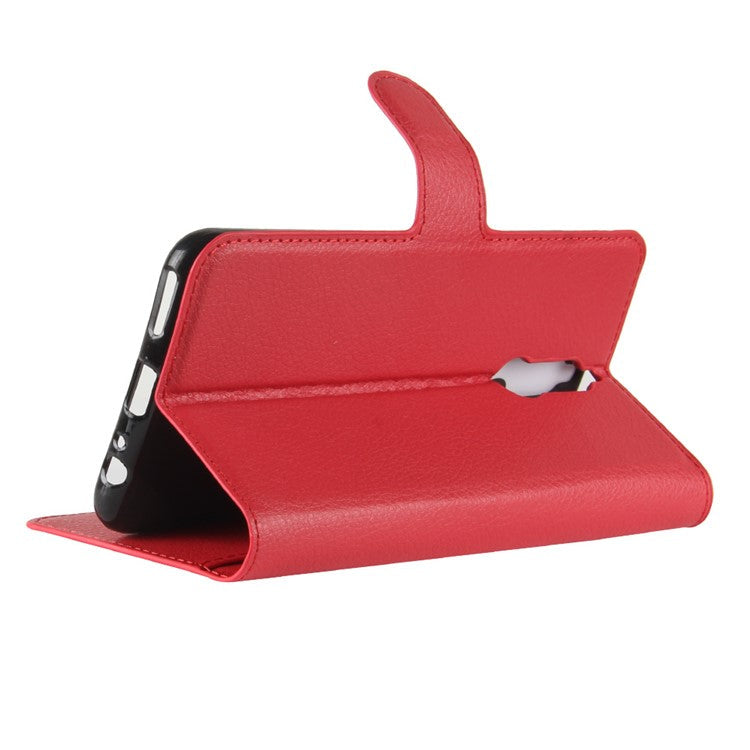 For Huawei nova 2i / Maimang 6 / Mate 10 Lite Litchi Skin Magnetic Leather Wallet Stand Case - Red