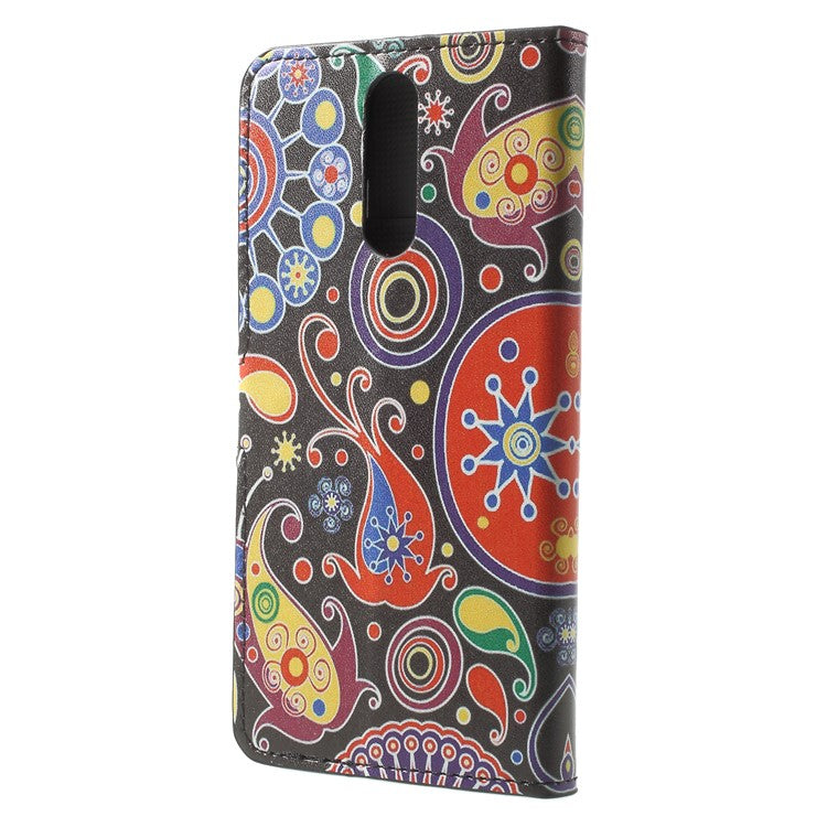 For Huawei Mate 10 Lite / nova 2i / Maimang 6 Wallet PU Leather Stand Phone Case - Ancient Pattern
