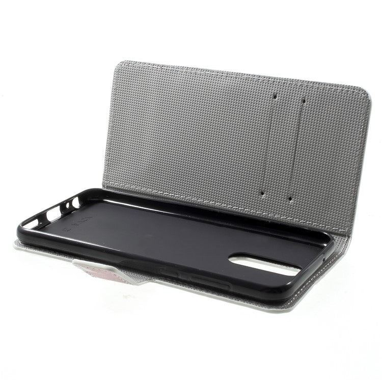 For Huawei Mate 10 Lite / nova 2i / Maimang 6 Wallet PU Leather Stand Phone Protection Cover - Purple Kapok Flower